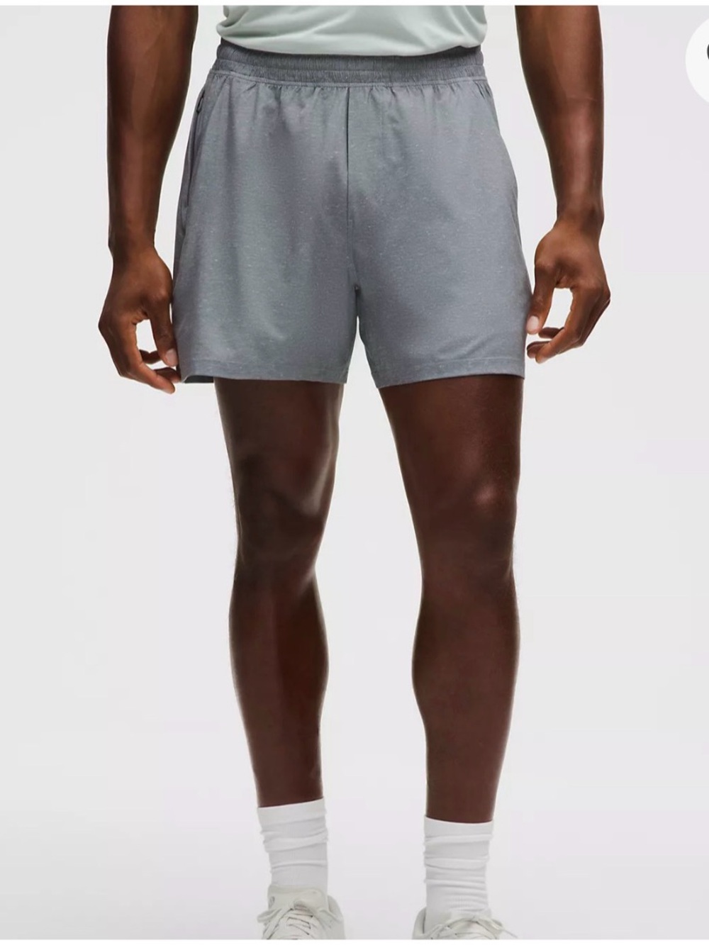 Men's Gray Performance Running Shorts